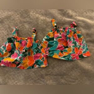 CARTER’S / size 6 months / twin bundle summer tank top dresses